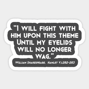 Eyelids Wag Sticker